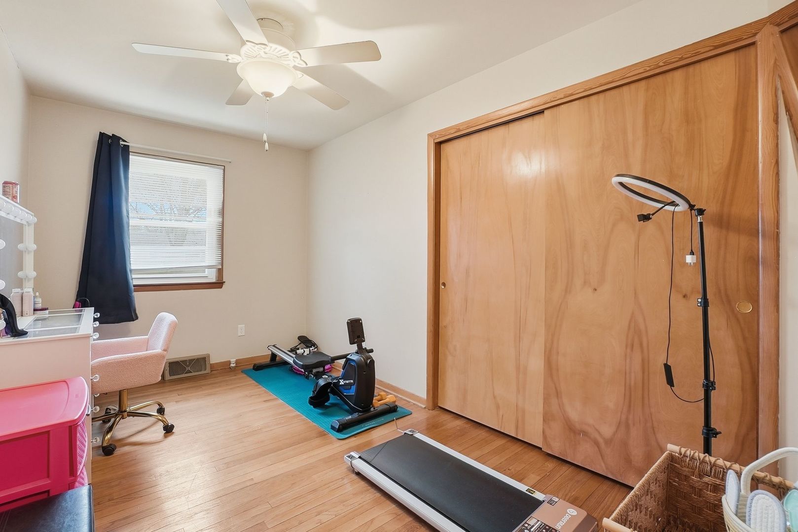 101 South 4080 W Road Kankakee, IL 60901 - Photo 13 of 21 a view of a workspace with furniture and a window