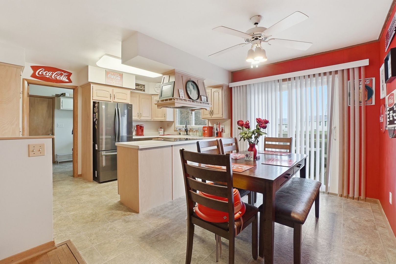 101 South 4080 W Road Kankakee, IL 60901 - Photo 5 of 21 a view of a dining room with furniture