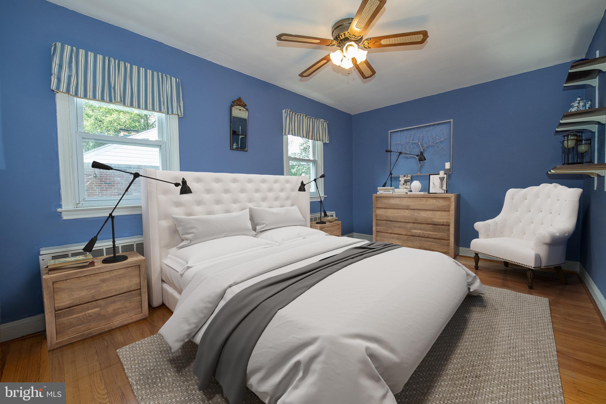 1454 Manoa Road Wynnewood, PA 19096 - Photo 20 of 41 a bedroom with bed and window
