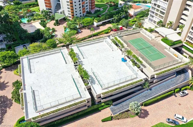 a view of a floor with a bench