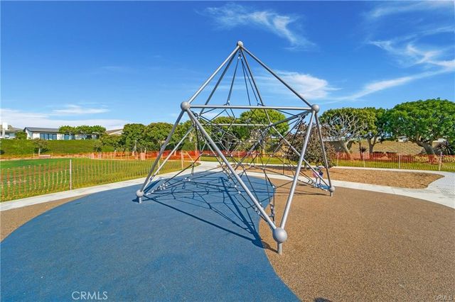 an ocean view with outdoor space
