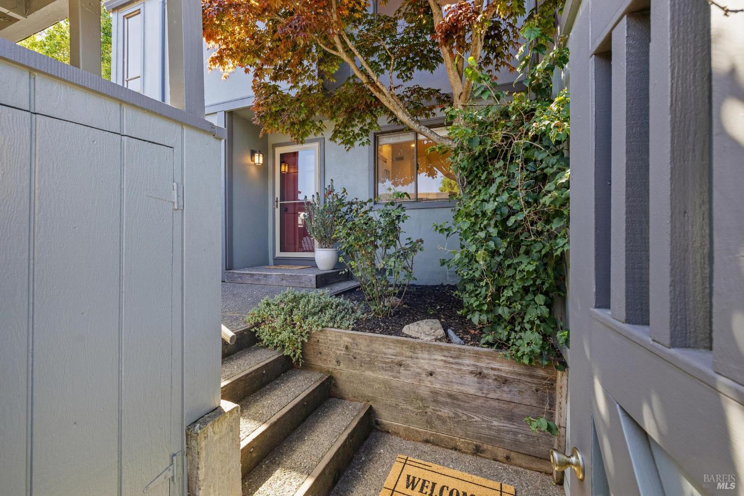 212 Sylvia Way San Rafael, CA 94903 - Photo 3 of 52 Lovely, gated, private front entry patio.