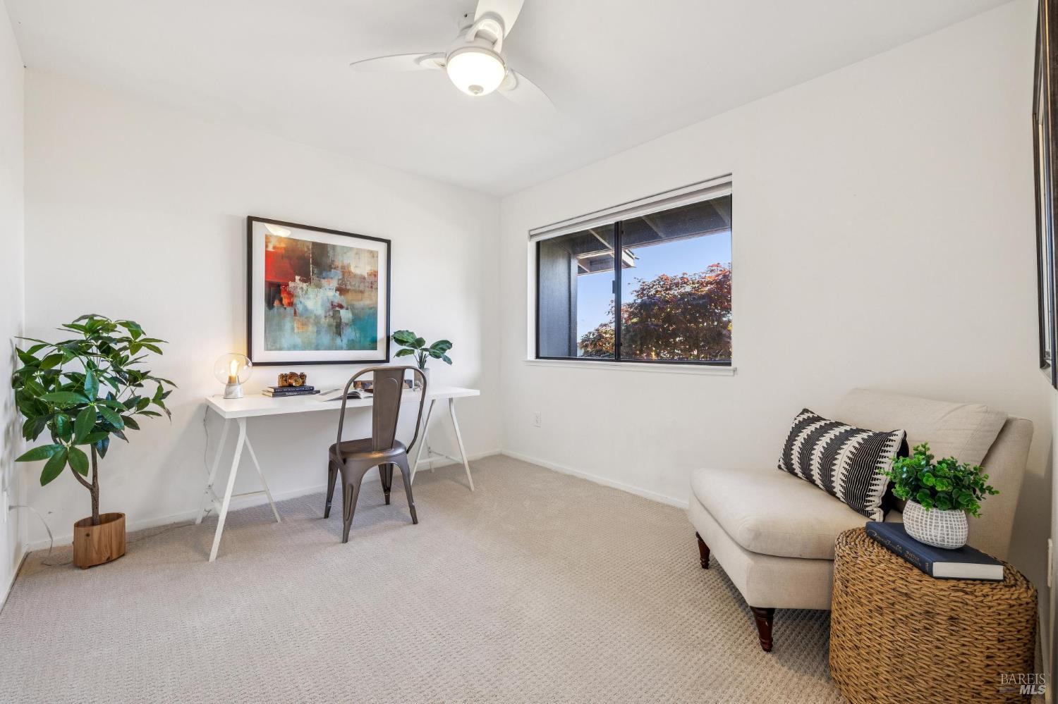 212 Sylvia Way San Rafael, CA 94903 - Photo 41 of 52 Upstairs front bedroom, currently shown as an office
