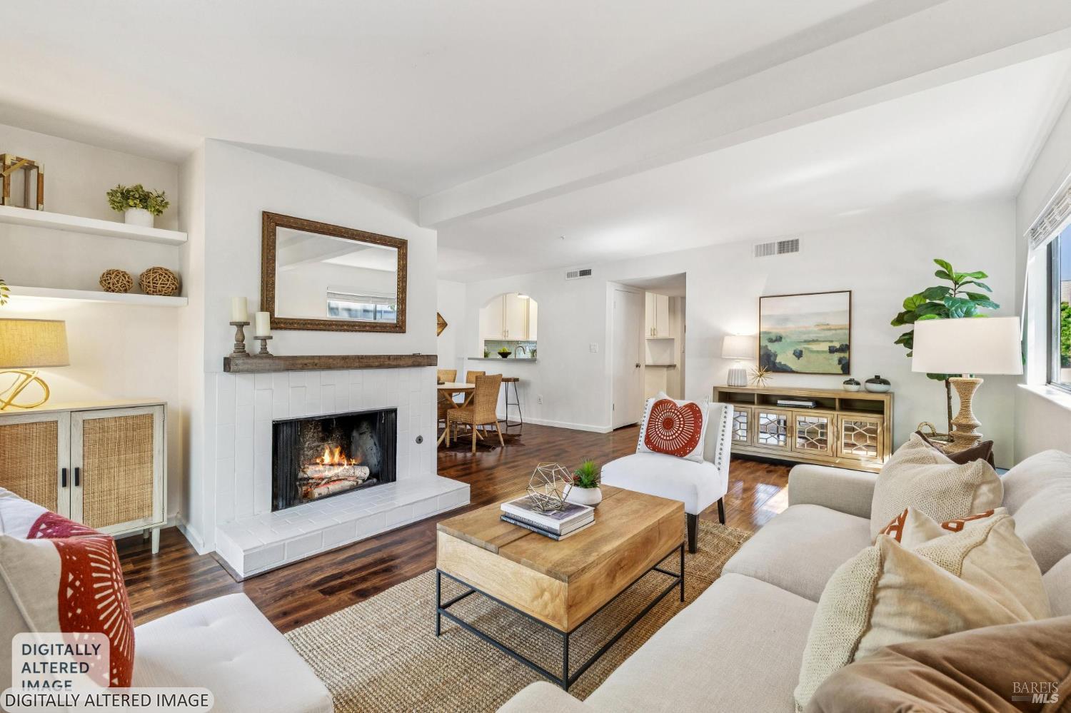 212 Sylvia Way San Rafael, CA 94903 - Photo 10 of 52 Lovely built-in shelving next to the fireplace