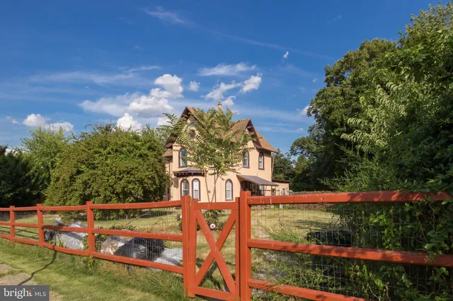 a view of a street with houses