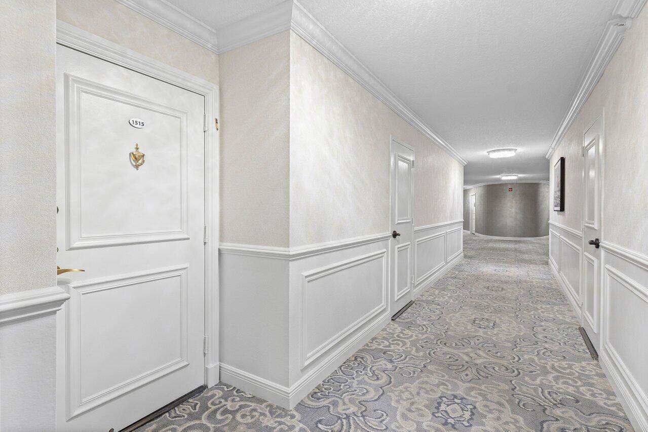 4740 South Ocean Boulevard, Unit 1515 Boca Raton, FL 33487 - Photo 22 of 56 Ballway to the front door