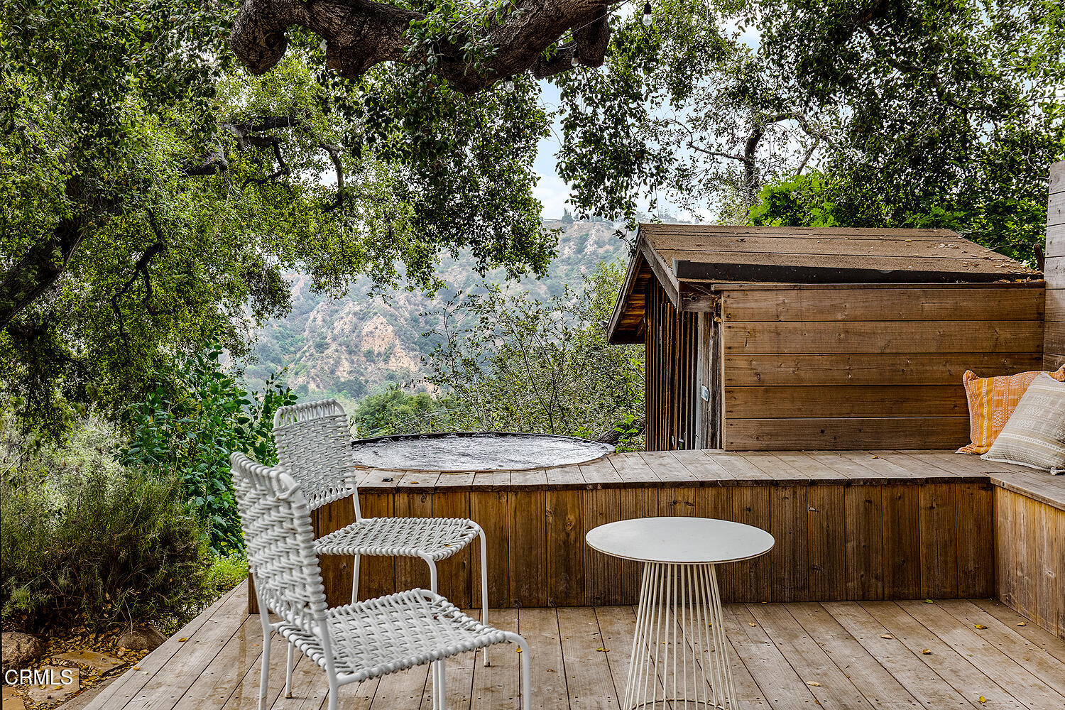 4155 Aralia Road Altadena, CA 91001 - Photo 33 of 40 a view of a wooden floor with a table and chairs