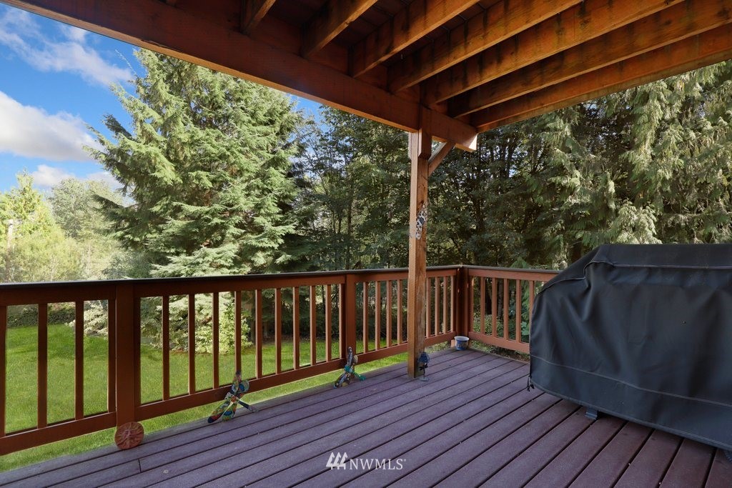 10606 Wagner Road Snohomish, WA 98290 - Photo 14 of 40 a view of a balcony with wooden floor
