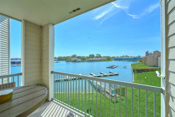a view of city from balcony