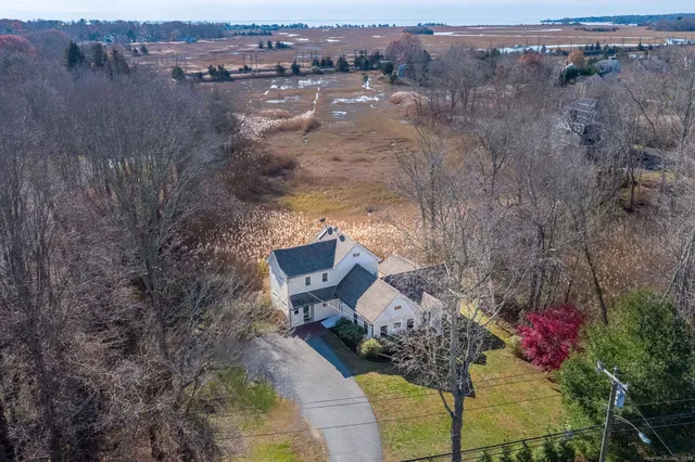 a view of a lake with a mountain in the background