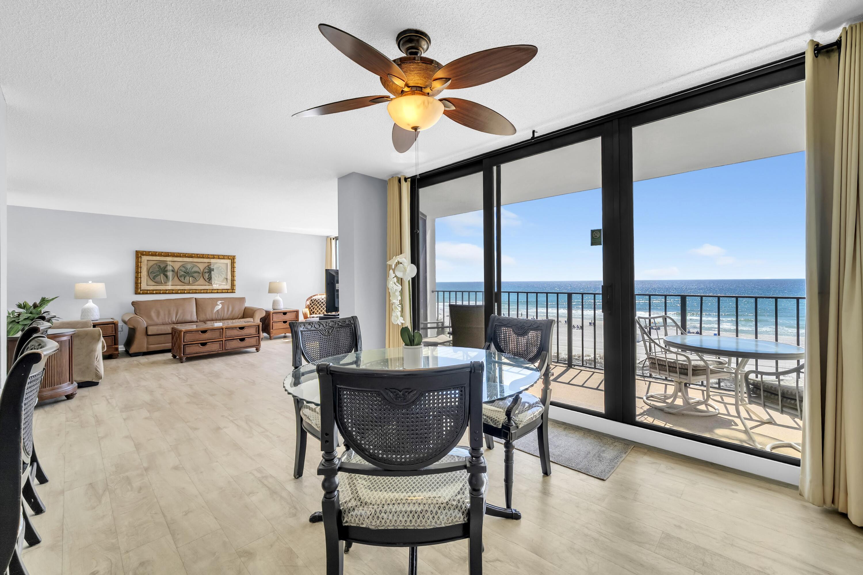 11619 Front Beach Road, Unit 307 Panama City Beach, FL 32407 - Photo 3 of 48 a living room with furniture and a large window
