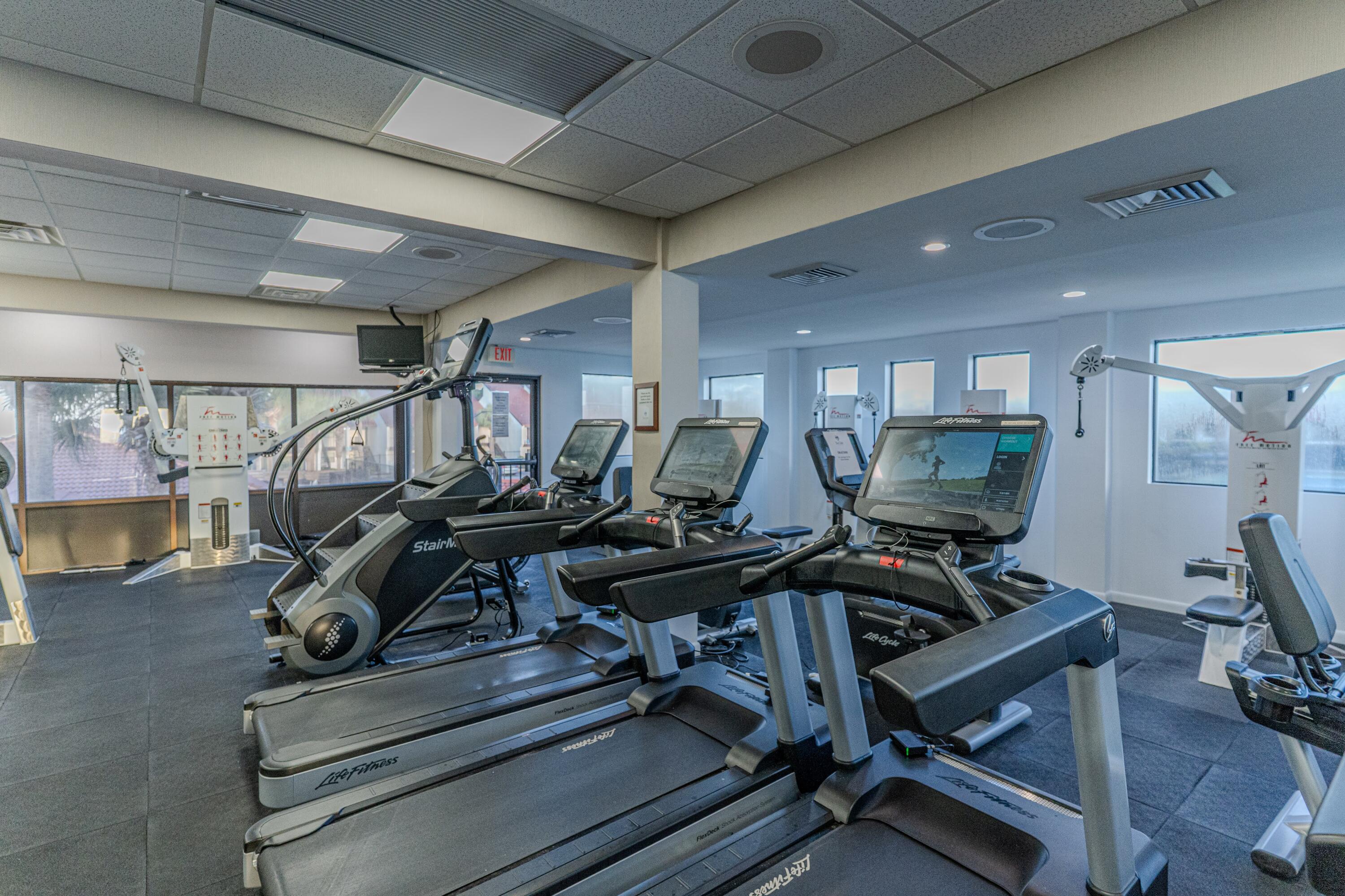 11619 Front Beach Road, Unit 307 Panama City Beach, FL 32407 - Photo 39 of 48 a view of a room with gym equipment