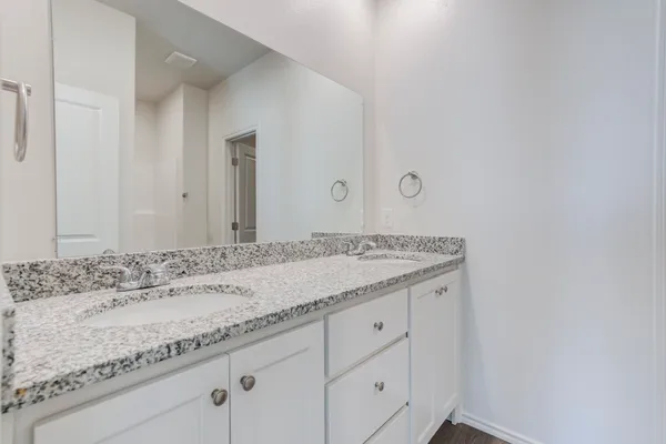 a bathroom with bathtub