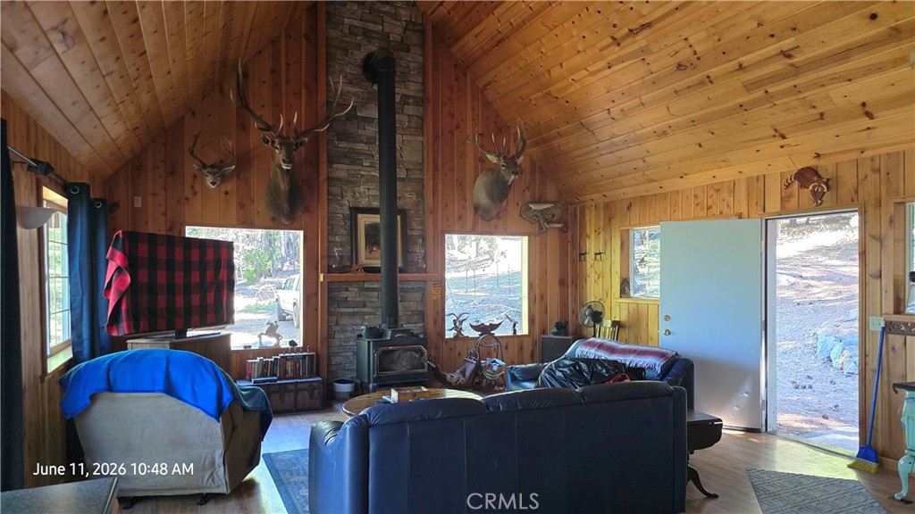 0 Fish Creek Forest Ranch, CA 95942 - Photo 5 of 43 Living room/hearth & woodstove
