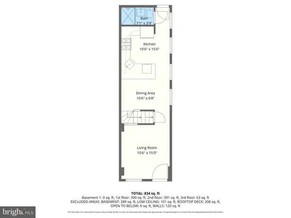 a picture of a bench in a building