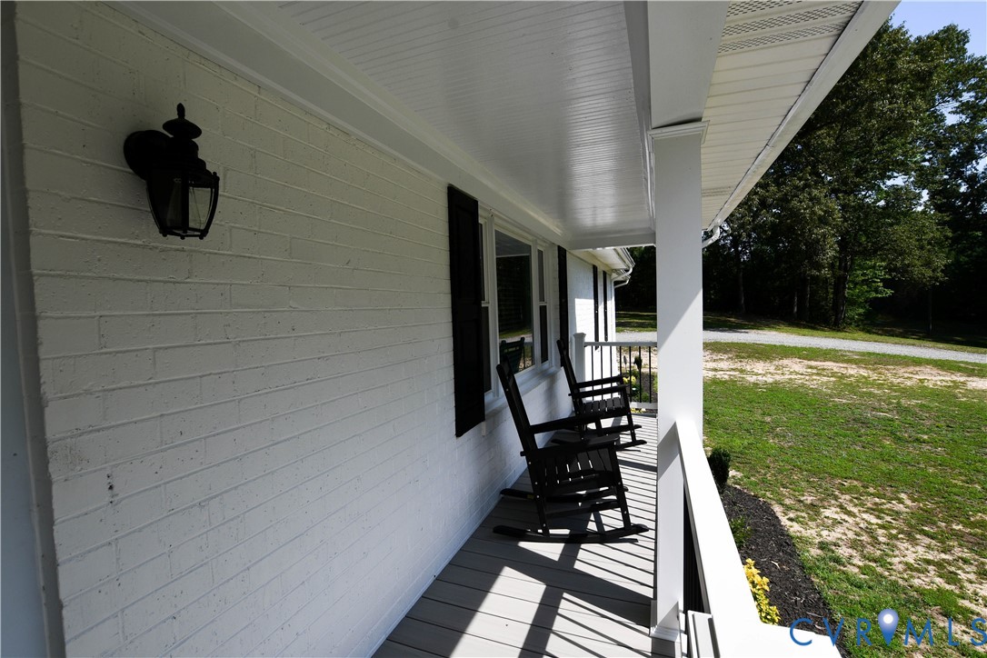1448 Canterbury Road St. Stephens Church, VA 23148 - Photo 41 of 57 country front porch overlooking the front yard.