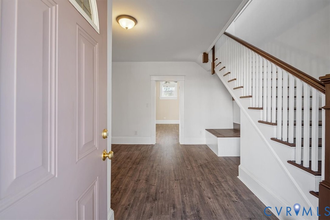 235 Lafayette Avenue Colonial Heights, VA 23834 - Photo 2 of 31 a view of entryway and hall with wooden floor