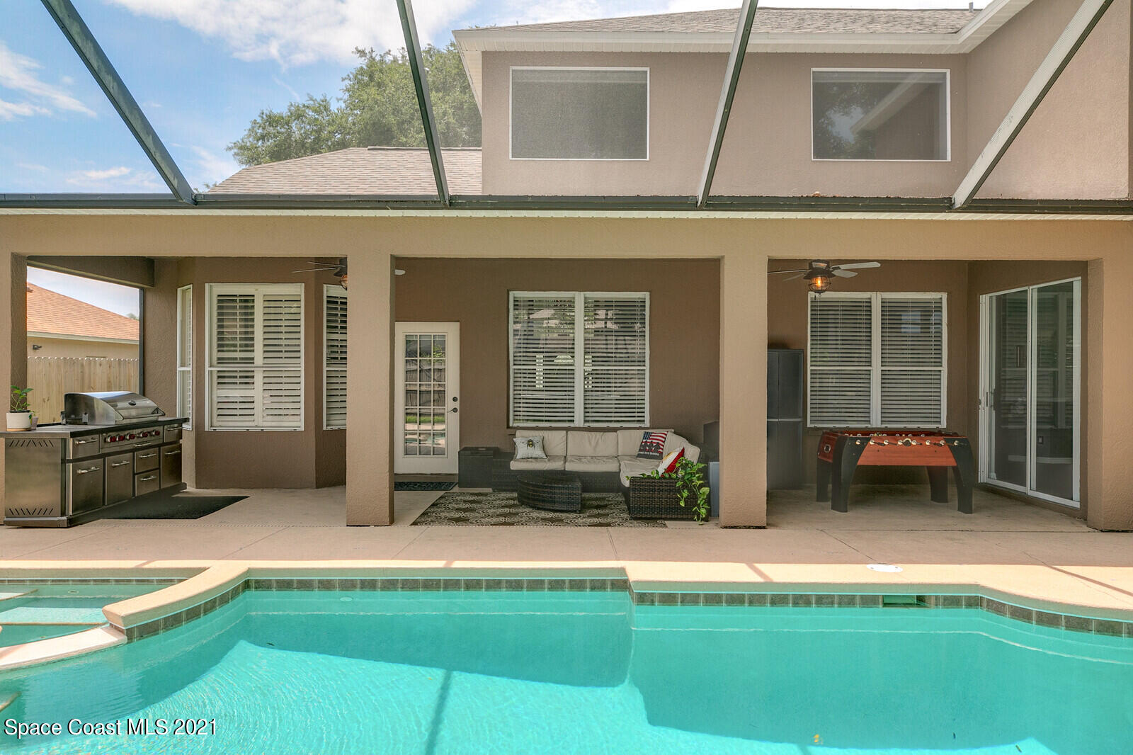 4805 Springwater Circle Melbourne, FL 32940 - Photo 2 of 36 Heated salt pool w/spa