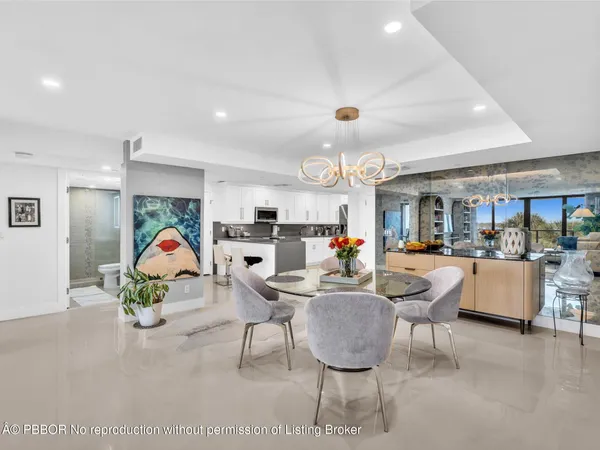 a view of a garden with a building in the background