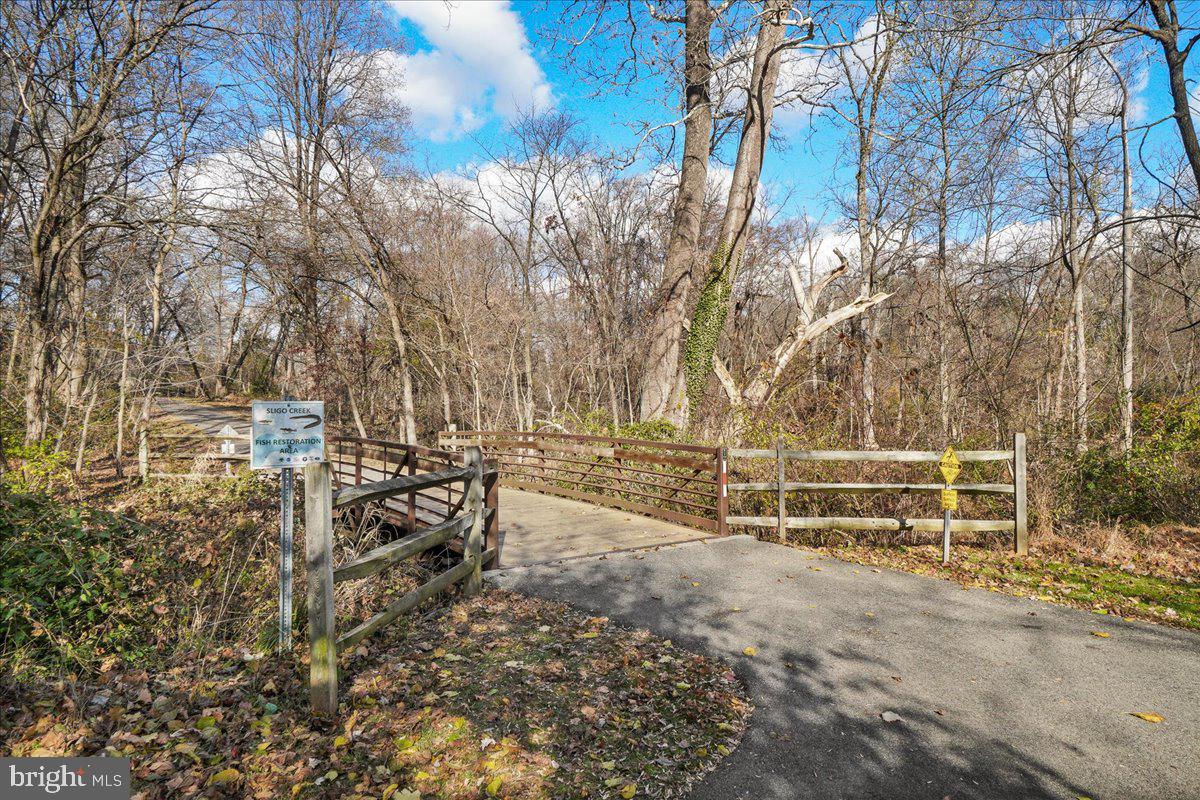 9522 Crosby Road Silver Spring, MD 20910 - Photo 37 of 39 Sligo Creek Trail across from the house