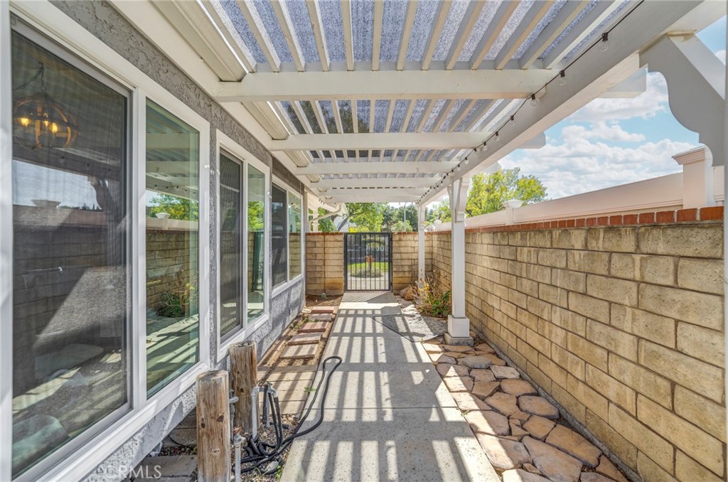 27829 Carnegie Avenue Santa Clarita, CA 91350 - Photo 37 of 46 a view of a porch with a sink