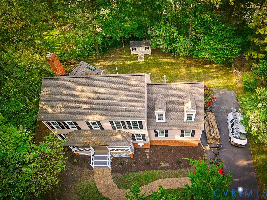 4502 Greyfield Place Chester, VA 23831 - Photo 2 of 40 an aerial view of a house with garden space ocean view