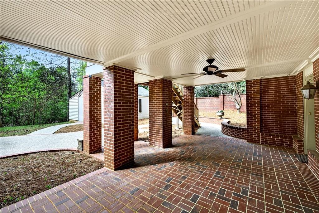 596 West Wesley Road Northwest Atlanta, GA 30305 - Photo 48 of 60 a view of a porch