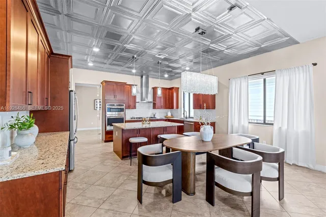 a view of a swimming pool and lake view