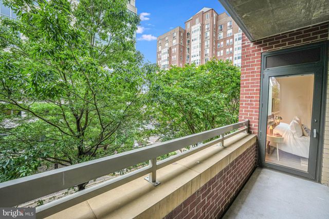 a view of balcony with a balcony