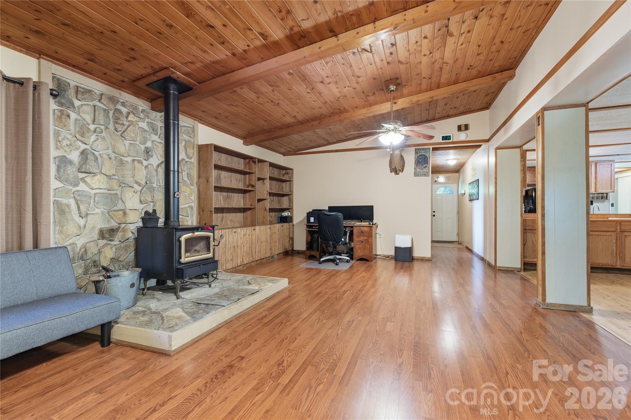 159 Volley Ellenboro, NC 28040 - Photo 18 of 37 a living room with furniture and a wooden floor
