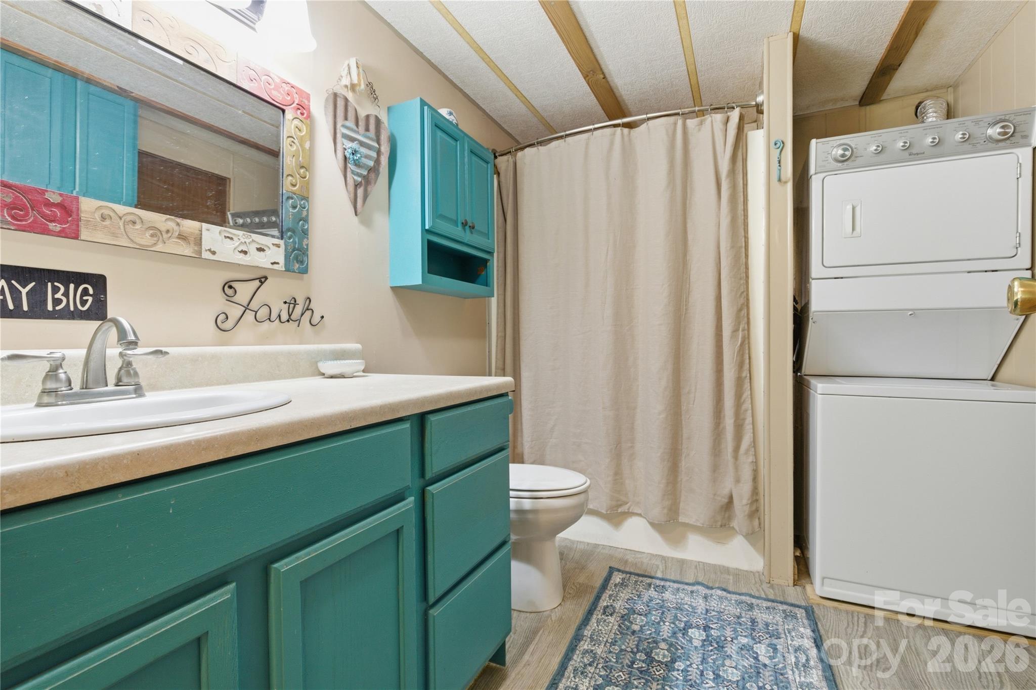 159 Volley Ellenboro, NC 28040 - Photo 23 of 37 a bathroom with a sink a toilet and shower