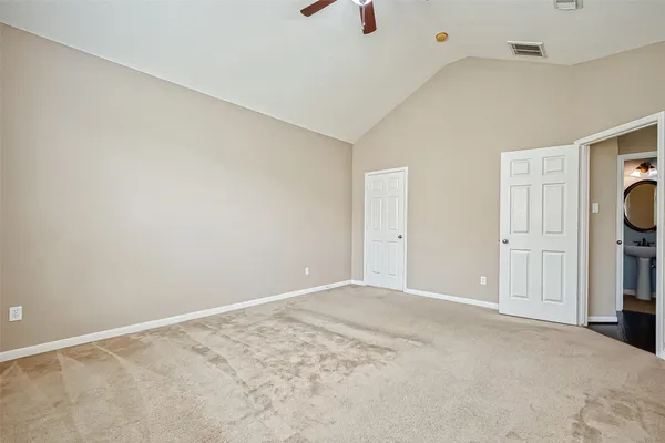 a view of empty room