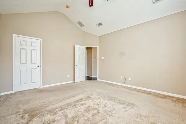 a view of an empty room