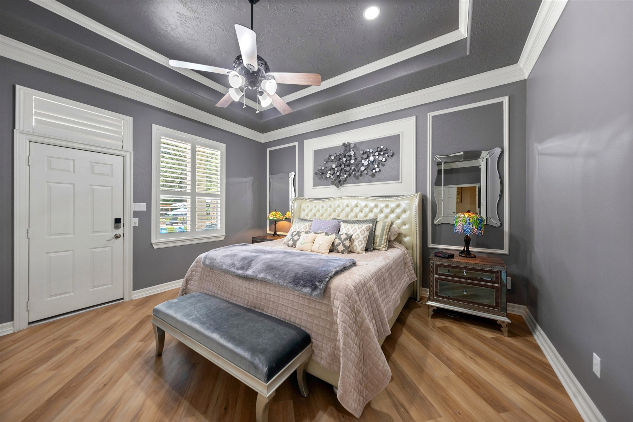 38053 Windy Ridge Trail Magnolia, TX 77355 - Photo 23 of 50 Master Bedroom has entry to backyard paradise.