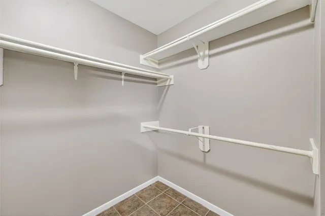 a close view of closet