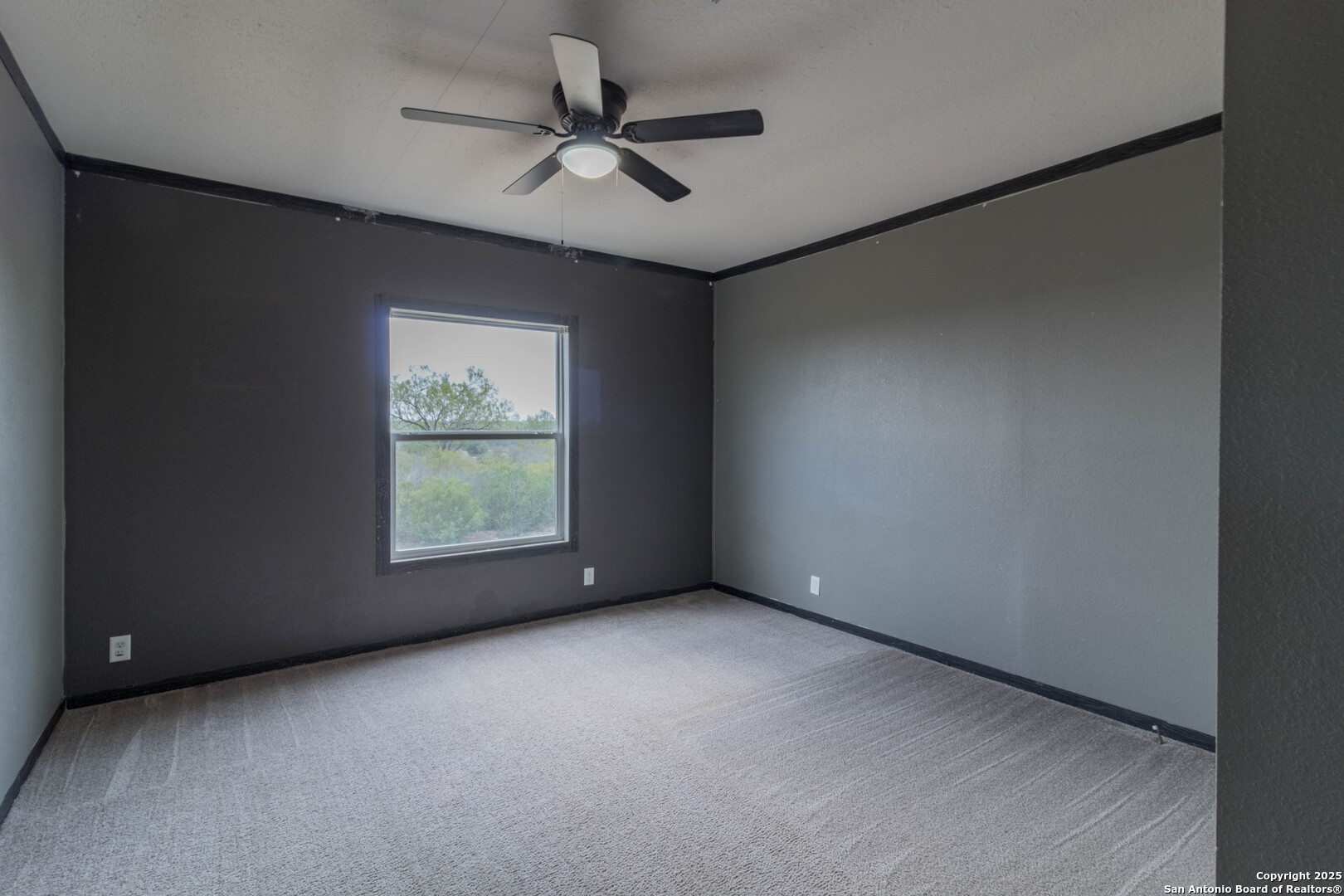 290 Lilly Bear Lane Moore, TX 78057 - Photo 21 of 62 an empty room with a ceiling fan and window