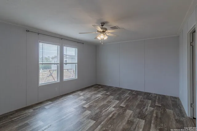 a view of a lake with mountain in the back
