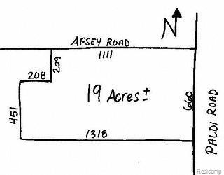 V/l Apsey Road Peck, MI 48466 - Photo 1 of 1 Property Photo