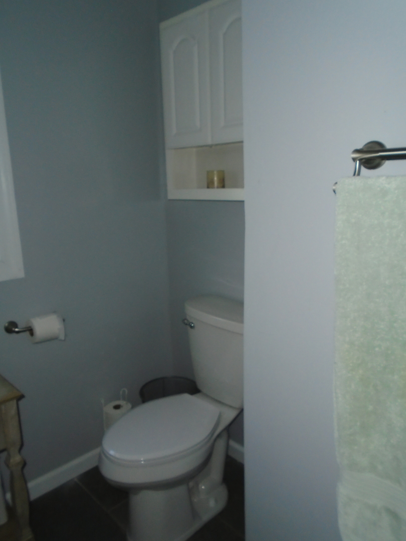 4121 East 2nd Road Mendota, IL 61342 - Photo 21 of 31 a white toilet sitting next to a white sink and vanity