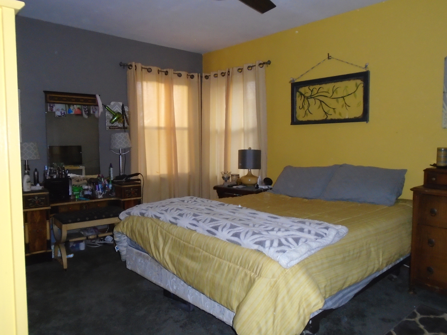 4121 East 2nd Road Mendota, IL 61342 - Photo 22 of 31 a bedroom with a bed and a table in it