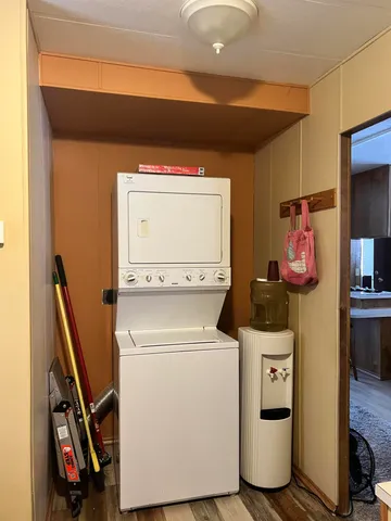 a view of storage and utility room