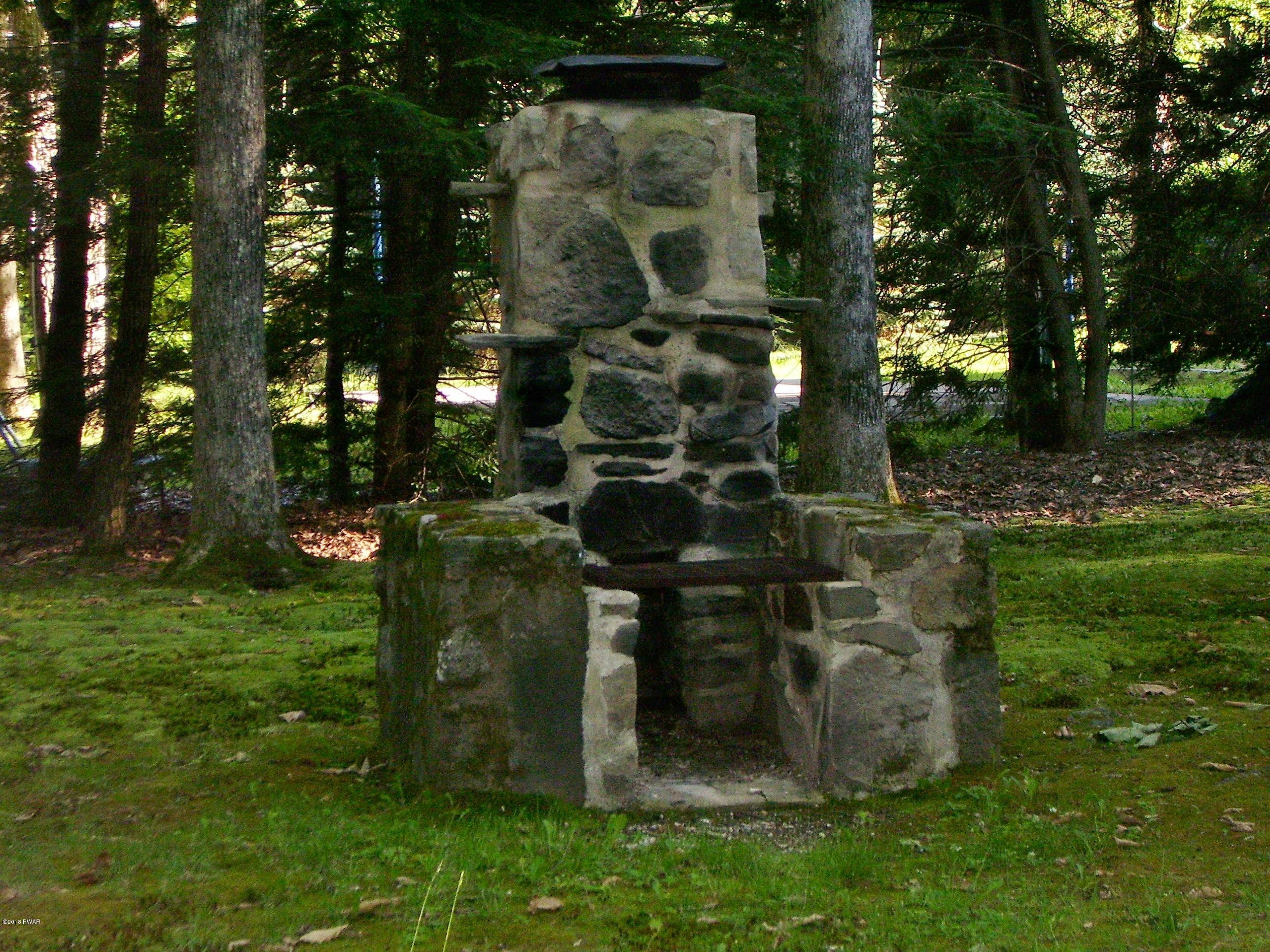 158 A Perry Road Greentown, PA 18426 - Photo 34 of 46 Outdoor Fireplace