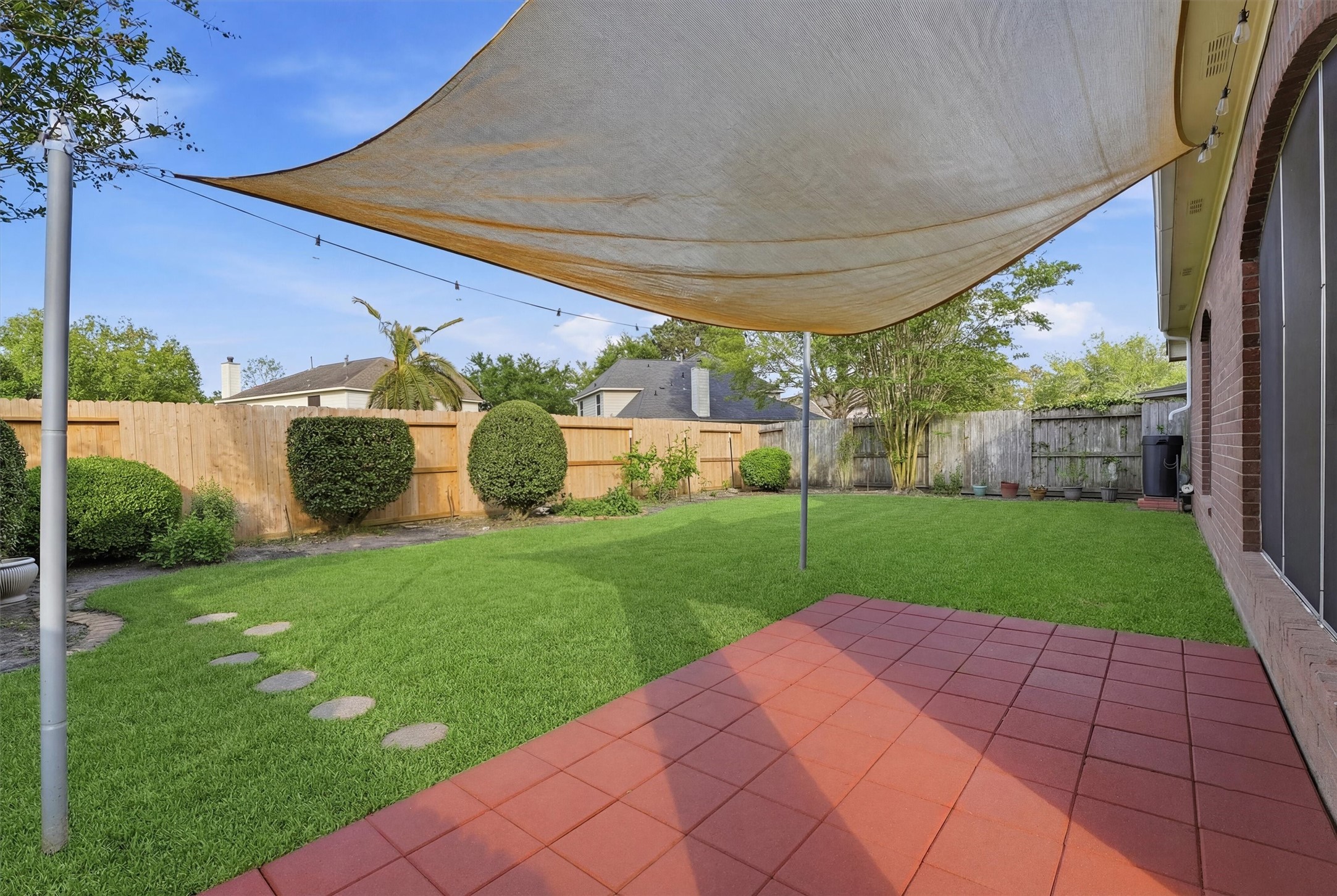 5719 Walkabout Way Katy, TX 77450 - Photo 23 of 25 The low-maintenance backyard offers a blank canvas with plenty of room to add a pool, garden, or play space.