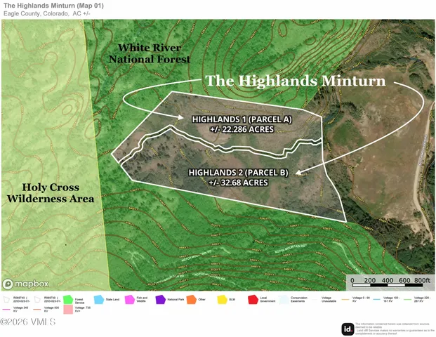 $4,865,408 | Tbd Notch Mountain Road, Unit HIGHLANDS 1 PARCEL A, Minturn, CO 81645
