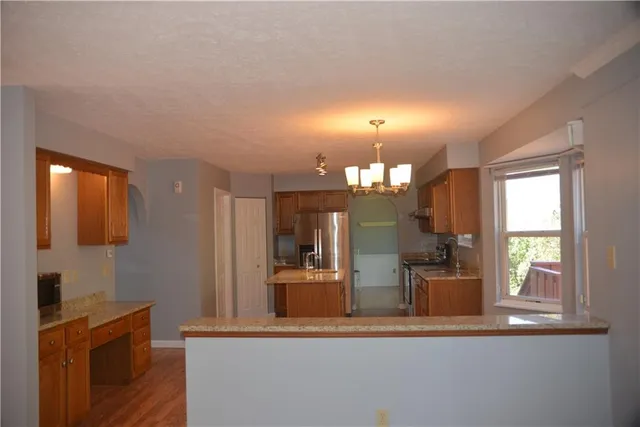 a view of a living room and dining room
