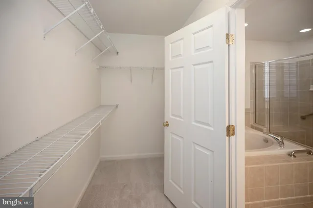 a view of a room with an empty space