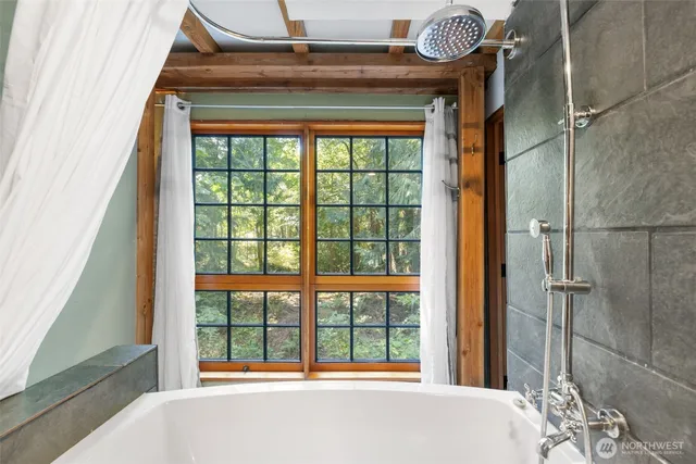 a view of a storage and utility room