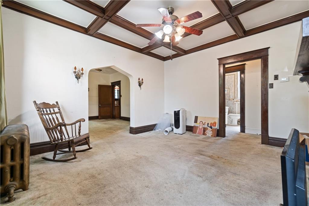 1300 Beechview Avenue Beechview, PA 15216 - Photo 9 of 31 a view of a livingroom with furniture and a ceiling fan