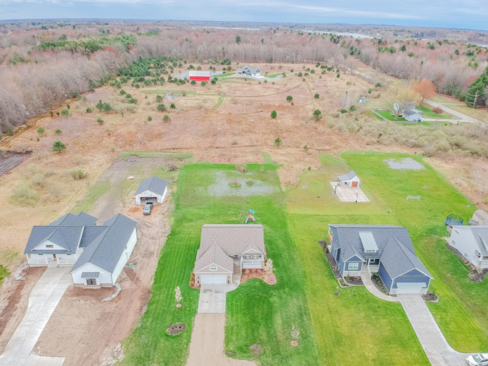 14712 Leonard Road Spring Lake, MI 49456 - Photo 36 of 37 Aerial of property