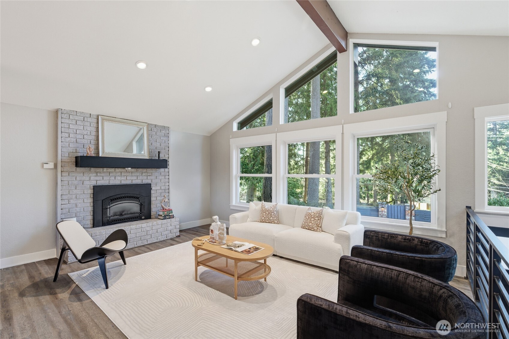 13011 Seattle Hill Road Snohomish, WA 98296 - Photo 3 of 40 a living room with furniture fireplace and window
